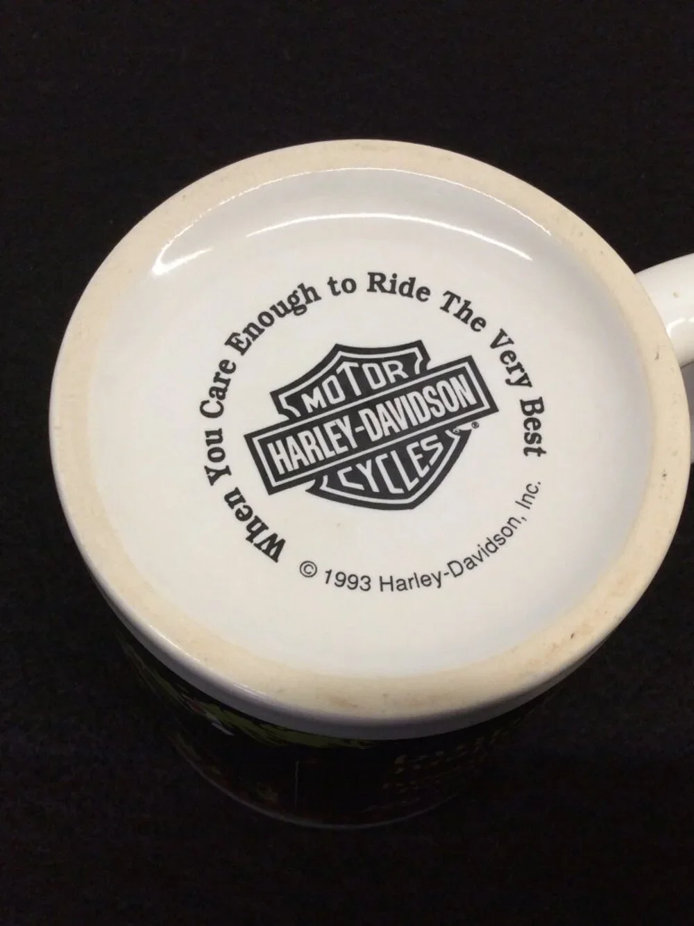 Vintage Harley Davidson 1993 Mug Throwback Sport Model
